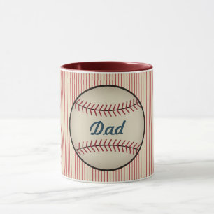 Tasse pour papa de baseball vintage