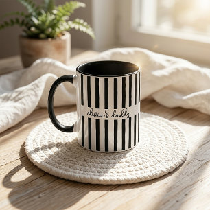 Tasse pour papa : Mug personnalisé avec les noms d