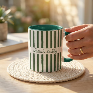 Tasse pour papa : Mug personnalisé avec les noms d