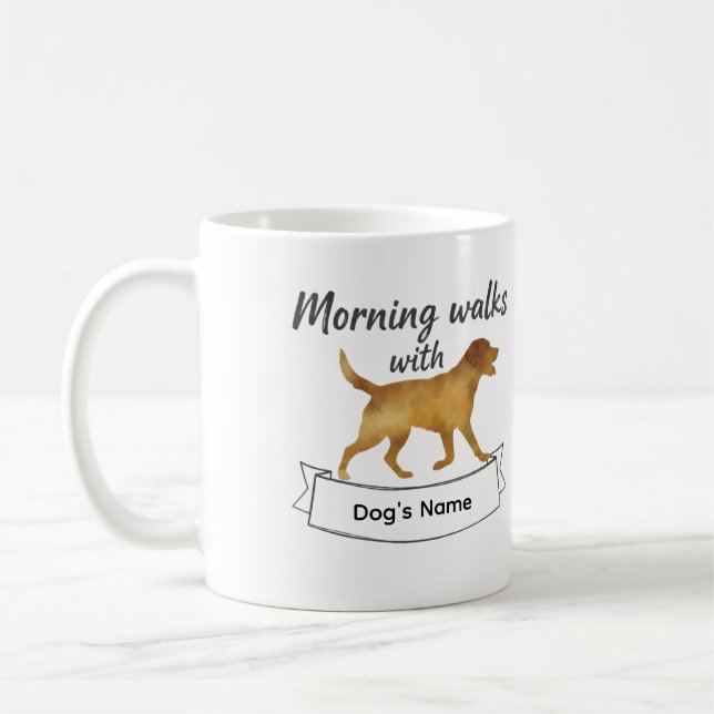 Tasse pour promenades matinales personnalisées ave (Gauche)