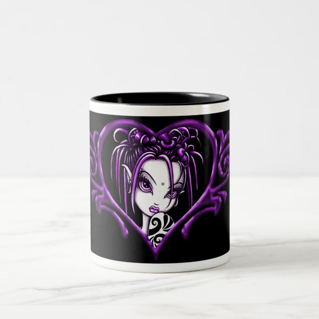 Tasse pourpre de café de tatouage de "Sophia" (Centre)