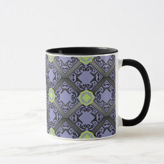 tasse pourpre de formes