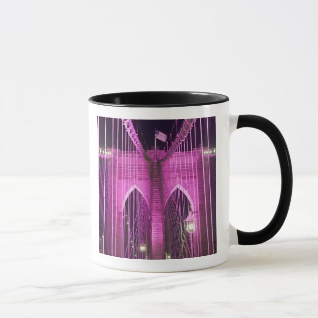 Tasse Pourpre de Lit de pont de Brooklyn (Droite)
