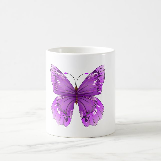 Tasse pourpre de papillon (Centre)