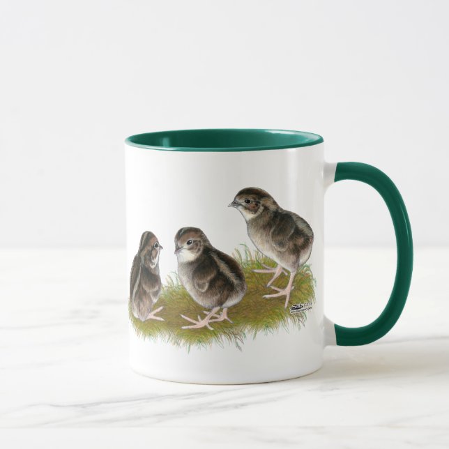 Tasse Poussins de cailles de Coturnix (Droite)