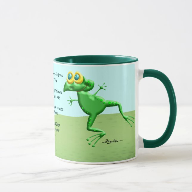 Tasse Pouvez vous ne jamais trouver des grenouilles dans (Droite)