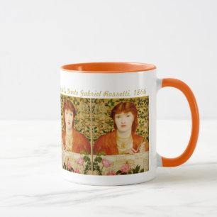Tasse Pre-Raphaelite de Rossetti Regina Cordium CC0505
