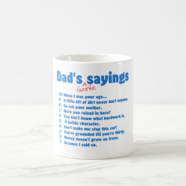 Tasse préférée d'énonciations de papas (Centre)