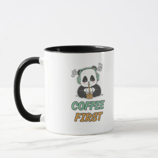 Tasse Premier Café Panda Mignon - Amateur de Café