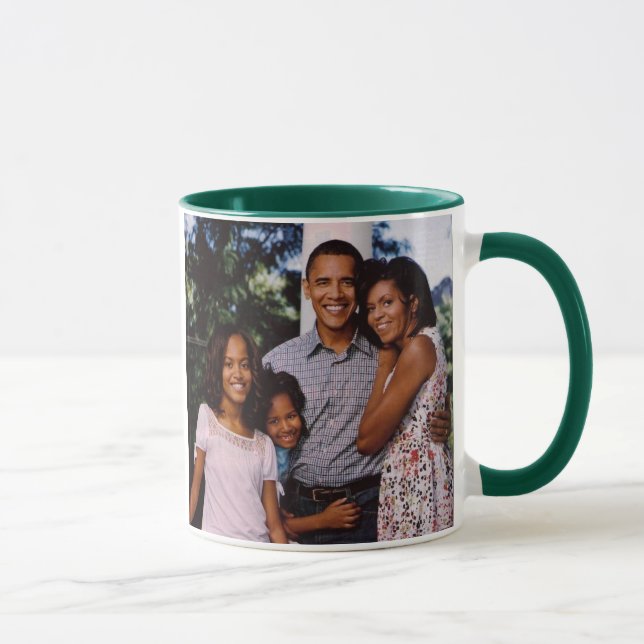Tasse Première famille du Président Obama Amérique (Droite)