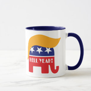 Tasse Président Donald Trump 45 Elephant Hell Hell Ouais