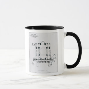 Tasse Prévoyez de montrer l'orientation du narthex