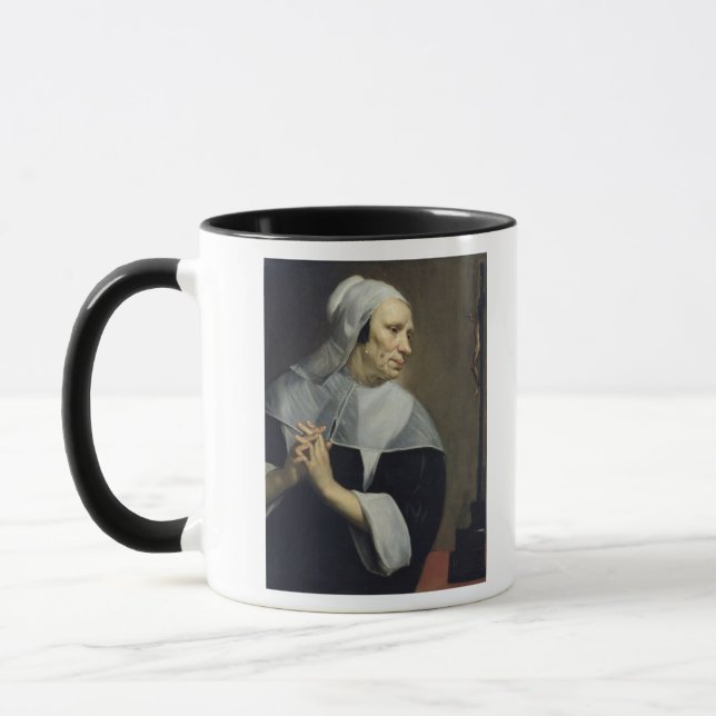 Tasse Prière de dame âgée (Gauche)