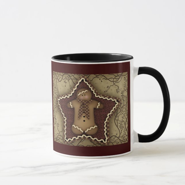 Tasse primitive de "Gingerberry" de pain d'épice (Droite)