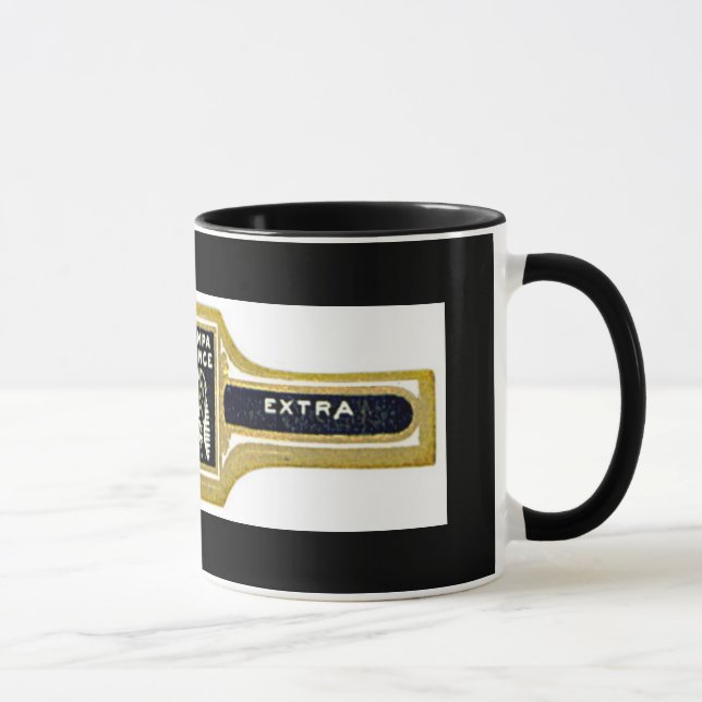 Tasse Prince de Tampa d'étiquette de cigare (Droite)