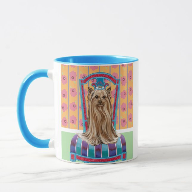 Tasse Princesse de la Couronne Yorkie (Gauche)