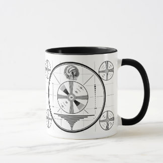 Tasse principale indienne vintage de carte-test