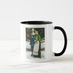 Tasse Priscilla et John Alden Scene