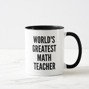 Tasse Professeur de mathématiques le plus grand du monde