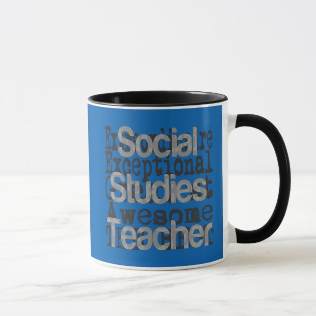 Tasse Professeur d'études sociales Extraordinaire (Droite)