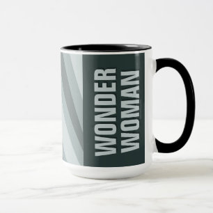 Tasse Profil rétro de Wonder Woman Sunburst
