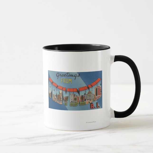 Tasse Providence, Rhode Island - Scènes de grandes lettr (Droite)
