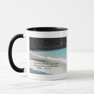 Tasse Psaume 34:8 Goûtez et voyez que le Seigneur est bo