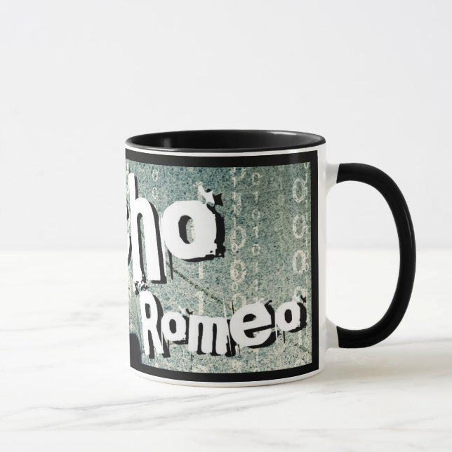 Tasse psychopathe d'enveloppe de Romeo (Droite)