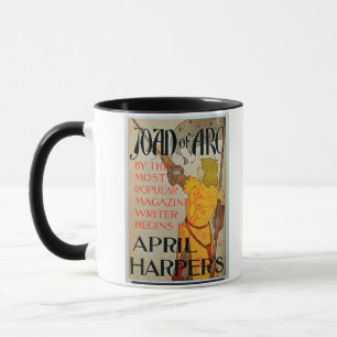 Tasse Publicité par affichage harpiste de "Jeanne d'Arc"