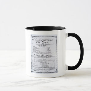Tasse Publicité par affichage une représentation de 'D