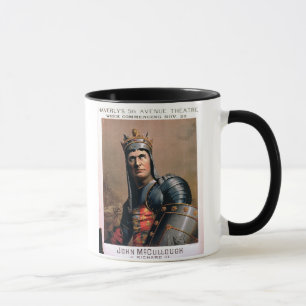 Tasse Publicité pour 'John McCullough comme Richard III