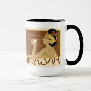 Tasse Publicité vintage de café de raja