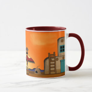 Tasse Pueblo de coucher du soleil