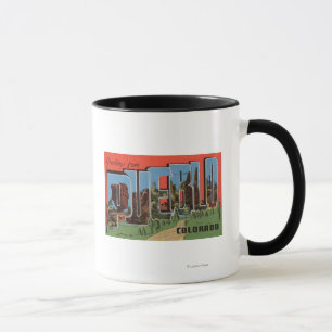 Tasse Pueblo, le Colorado - grandes scènes de lettre