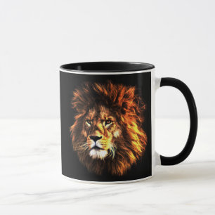 Tasse puissante de lion