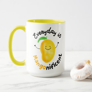 Tasse Pun Mango Positif - Chaque jour est Mangonificent
