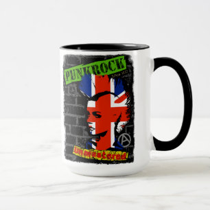 Tasse Punkrock - union jack Mohawk