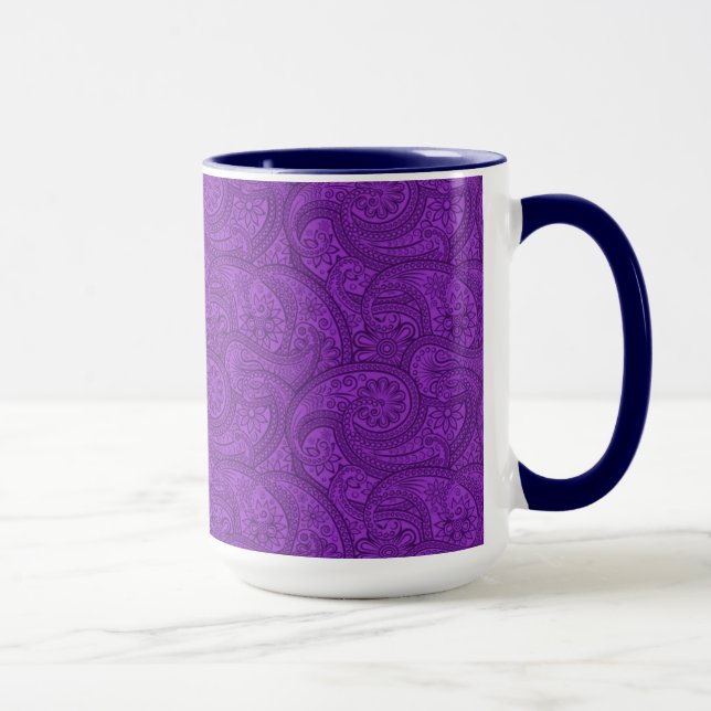 Tasse Purple Paisley (Droite)