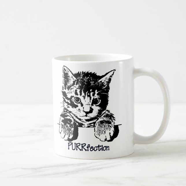 Tasse Purrfection de chat (Droite)