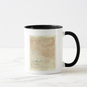 Tasse quadrilatère des Redlands montrant San Andreas Ri