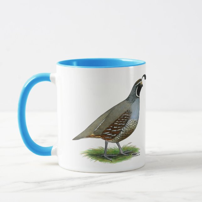 Tasse Quail de la Californie (Gauche)