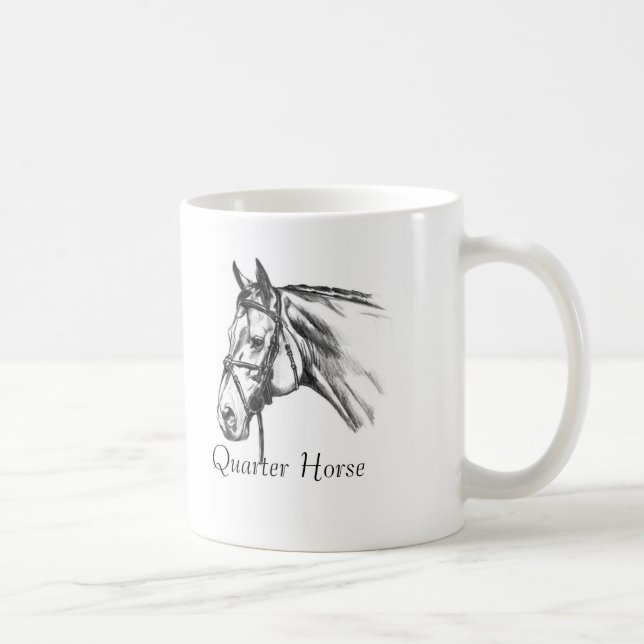 Tasse quarte de cheval (Droite)
