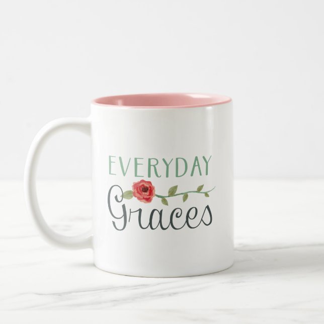 Tasse quotidienne de grâces de maçon de Charlotte (Gauche)
