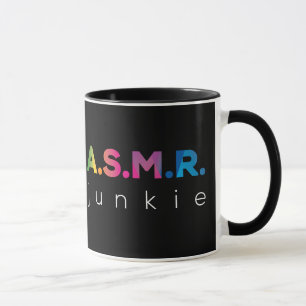 Tasse Rainbow color ASMR junkie Black Edition