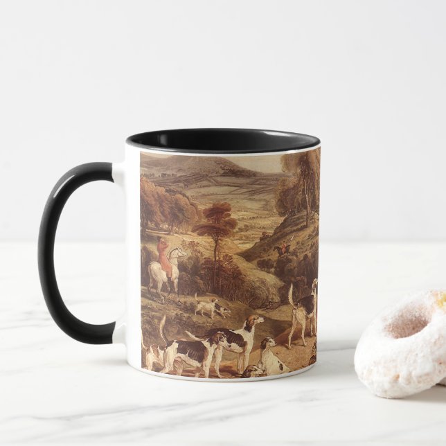 Tasse Ralph Lambton et ses Hounds par James Ward (Avec donut)
