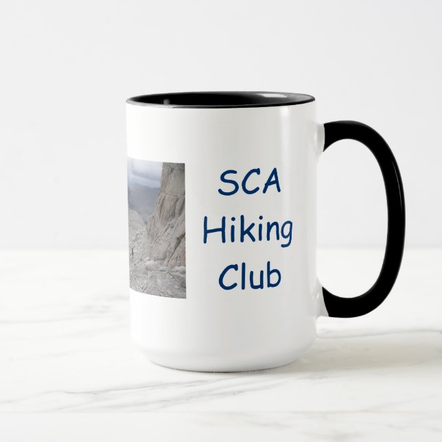 Tasse Randonnée Club personnalisé, Mont Whitney Hiker (Droite)