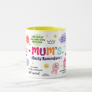 Tasse Rappel Quotidien pour Maman