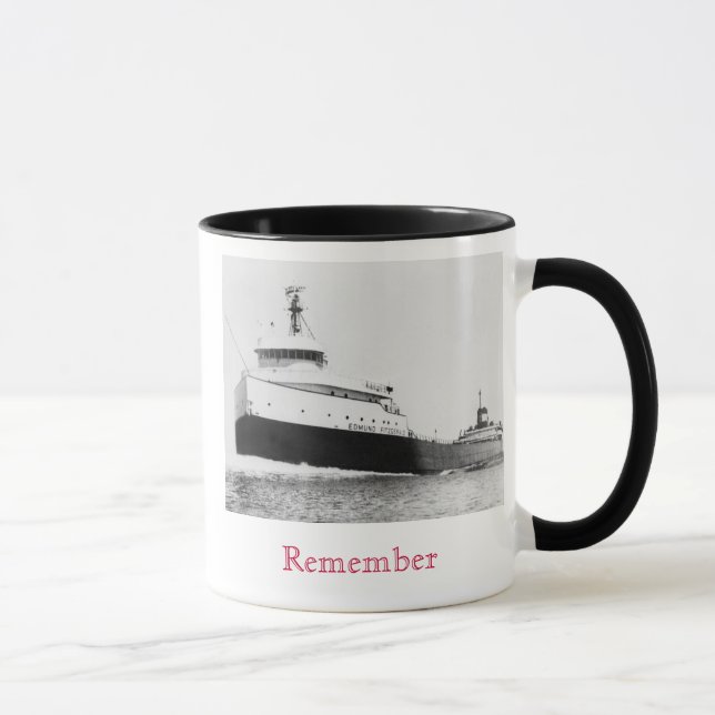 Tasse Rappelez-vous : Edmund Fitzgerald (Droite)