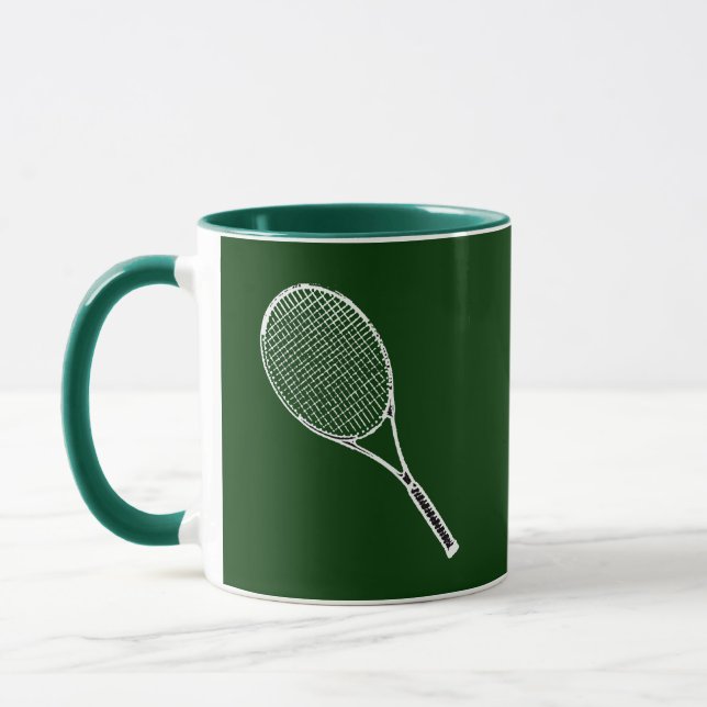 Tasse raquette de tennis (Gauche)