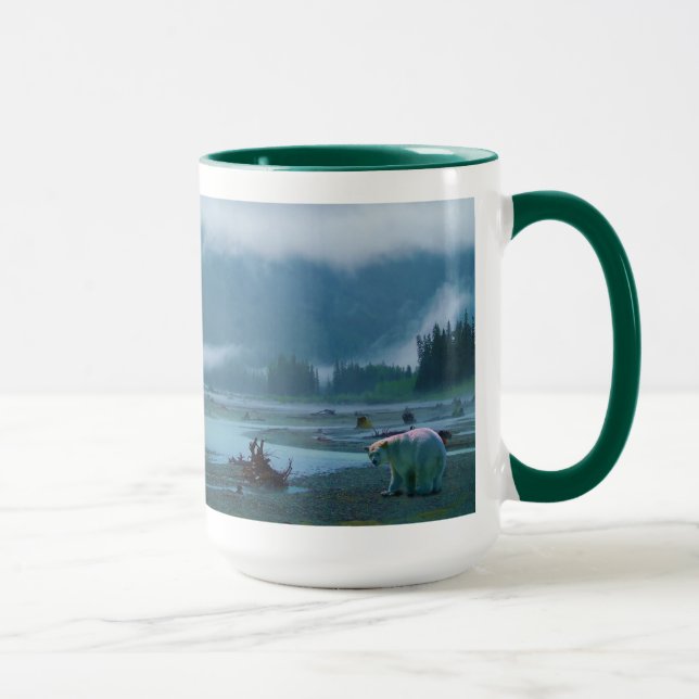 Tasse Rare Spirit Bear et Misty BC River (Droite)